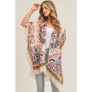 Bohemian Print Summer Kimono